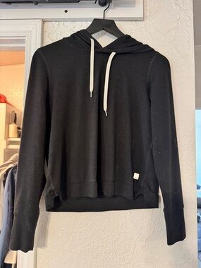 Vuori Black Long-Sleeve Hoodie